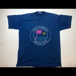 Jerzees Shirts - Vintage California Beach Club Shirt Jerzees Shirts - Vintage California Beach Club Shirt